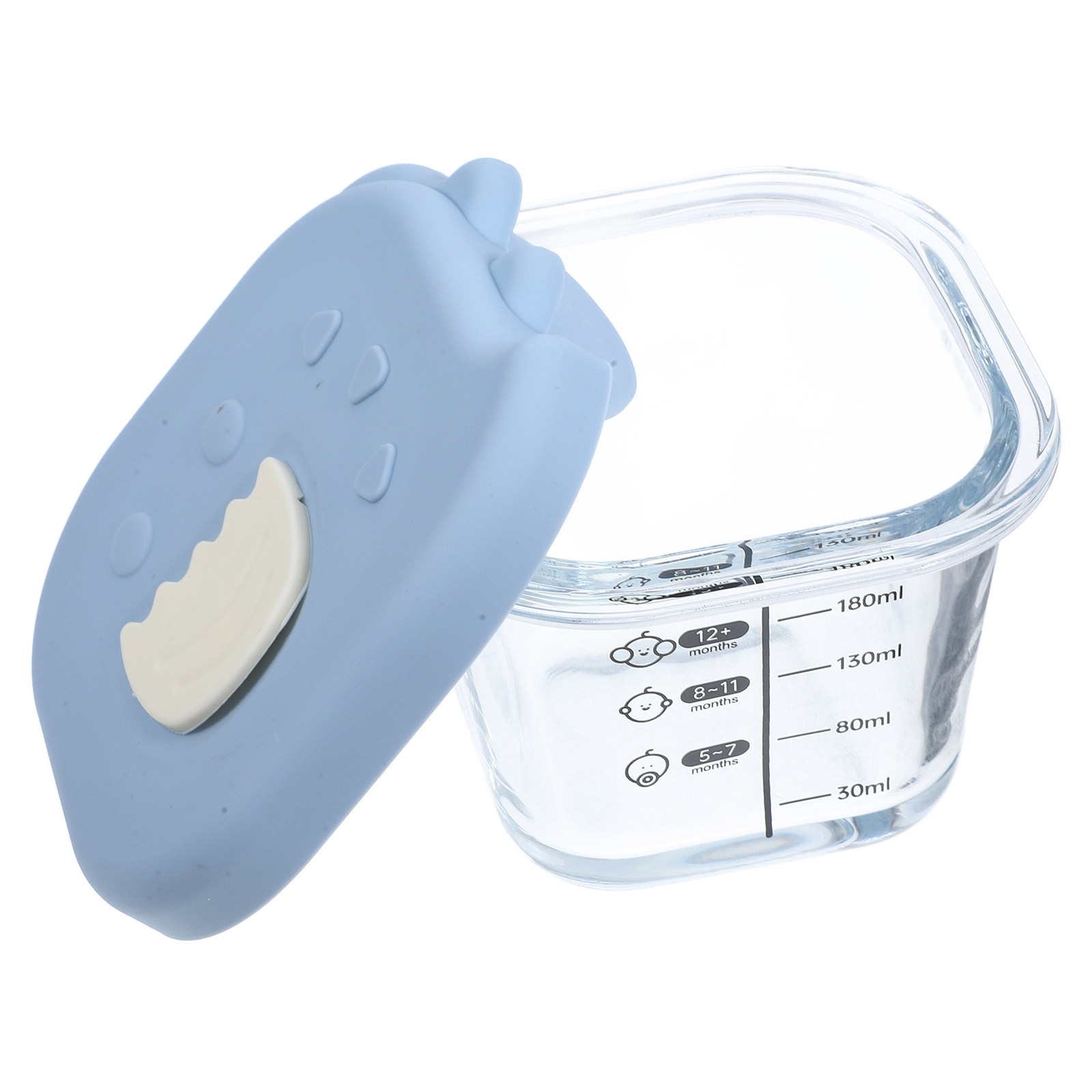 Baby Food Glass Containers - Tigela de Vidro para Papinha de