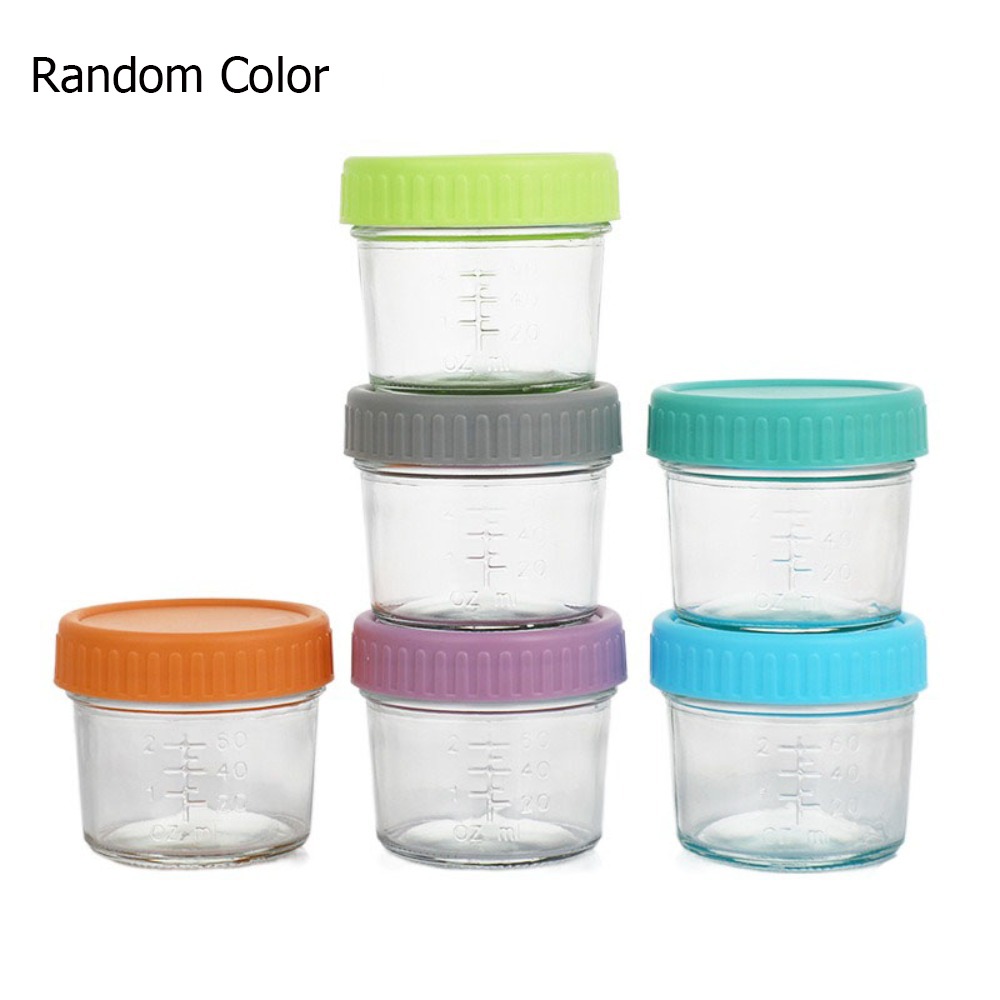 Baby Food Glass Containers - Jarra de vidro multiuso para comida