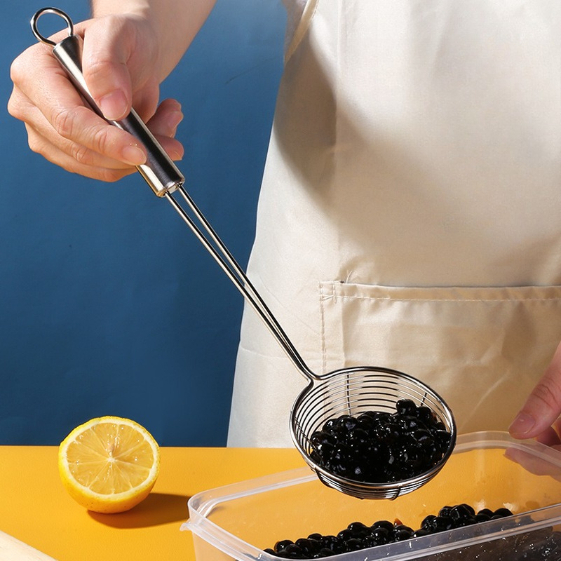Baby Food Strainer - Escumadeira de Pérolas em Aço Inoxidável