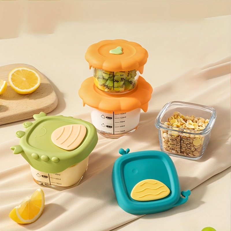 Baby Food Glass Containers - Recipiente de vidro para comida de