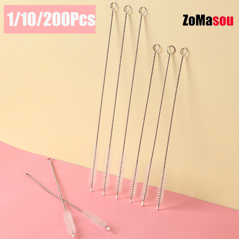 Baby Food Glass Containers - Escova de limpeza de palha de
