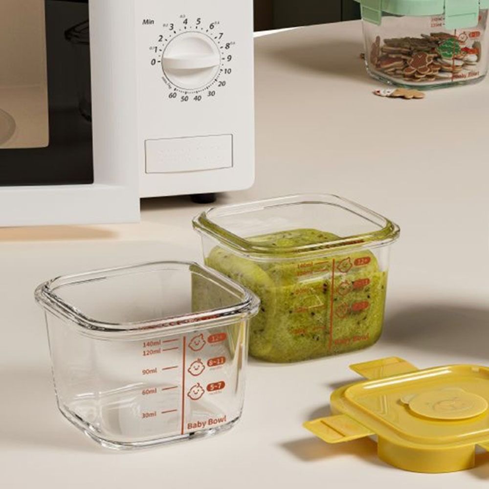 Baby Food Containers Glass - 170ml caixa de armazenamento de alimentos
