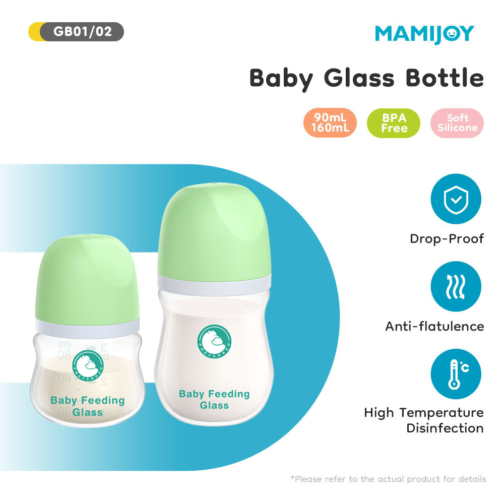 Baby Food Glass Containers - MAMIJOY 1PCS Frascos de Alimentação para