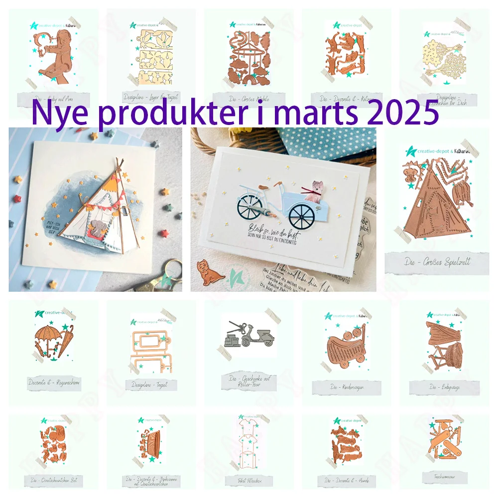 Baby Food Diary - Matrizes de Corte de Metal Grandes