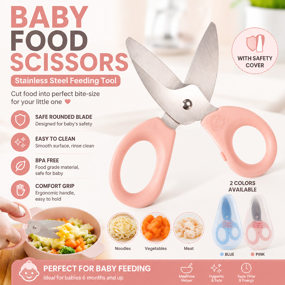 Baby Food Diet - Tesoura para Alimentos de Bebê em