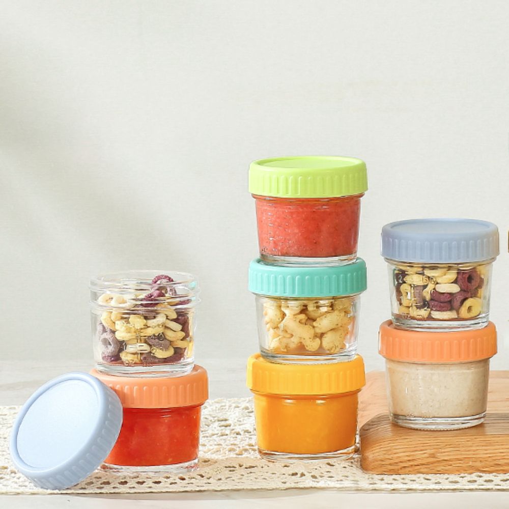 Baby Food Glass Containers - Jarra de vidro para comida de