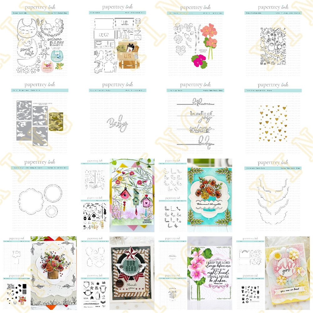Baby Food Diary - Corte de metal dados selos estêncil