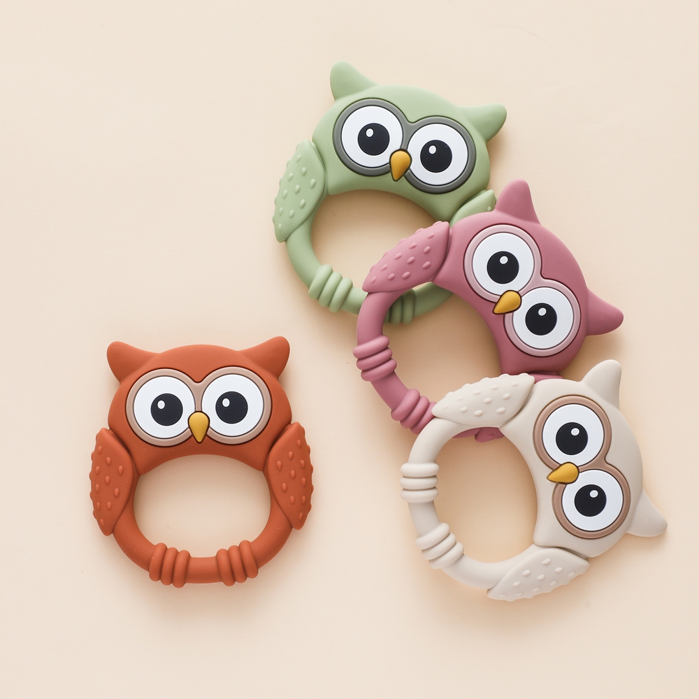 1pc silicone mordedor bebê 0-1 - Baby Food Natural avaliação e preço