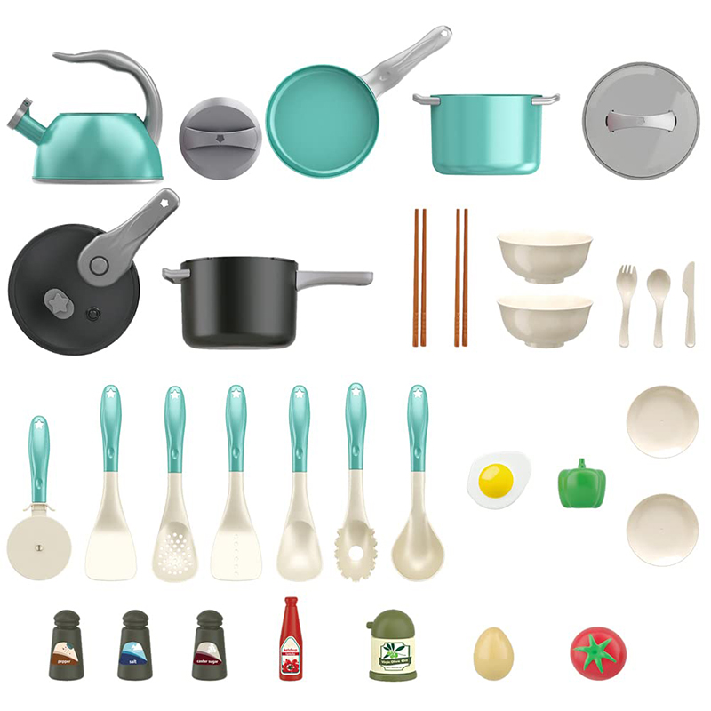 Pretend Cooking Playset com Pl - Baby Food Utensils avaliação e preço