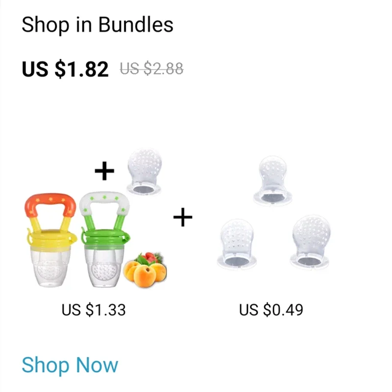 Alimentos frescos Nibbler Chup - Baby Food Strainer avaliação e preço