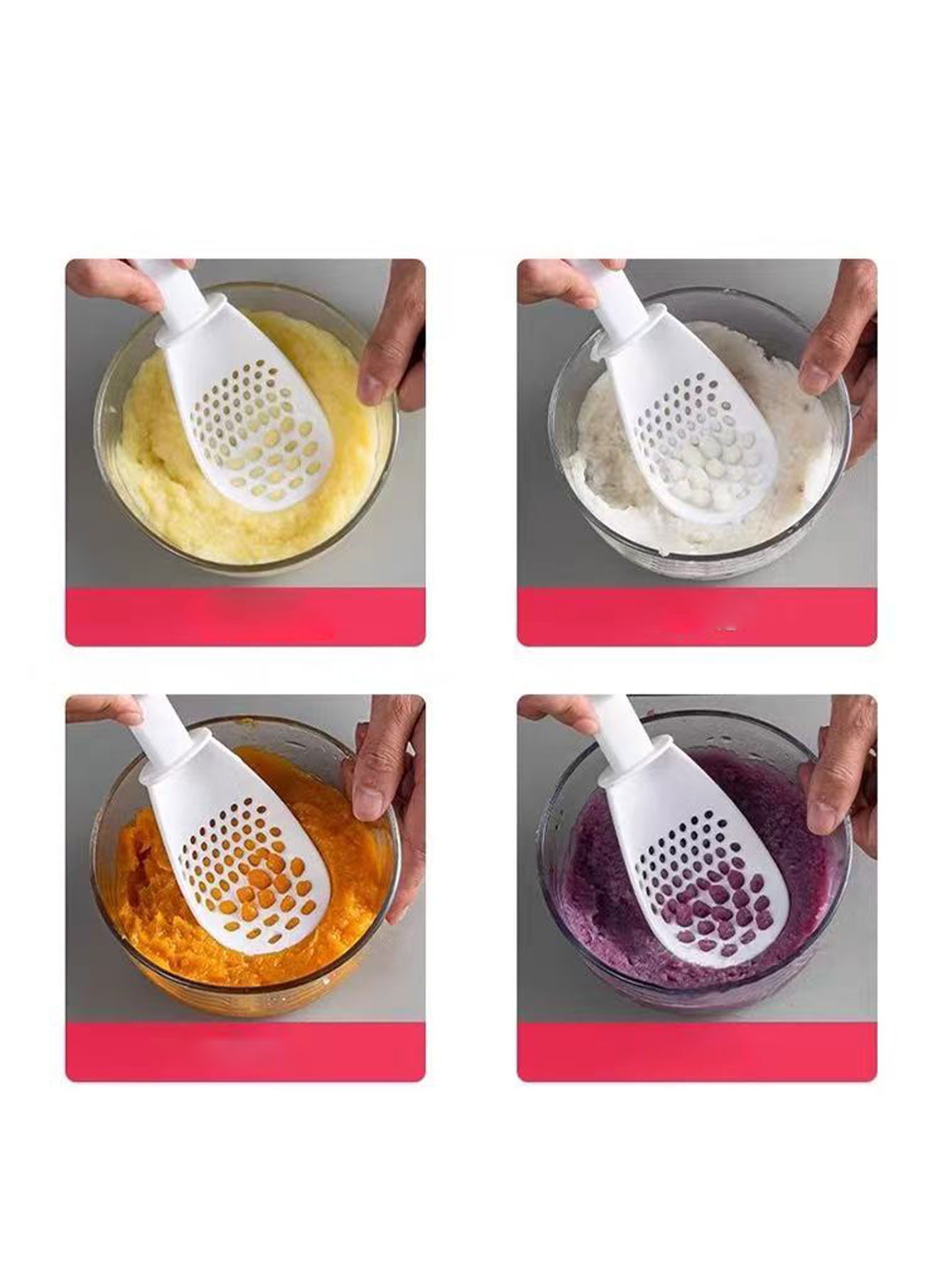 Colher de cozinha multifuncion - Baby Food Strainer avaliação e preço