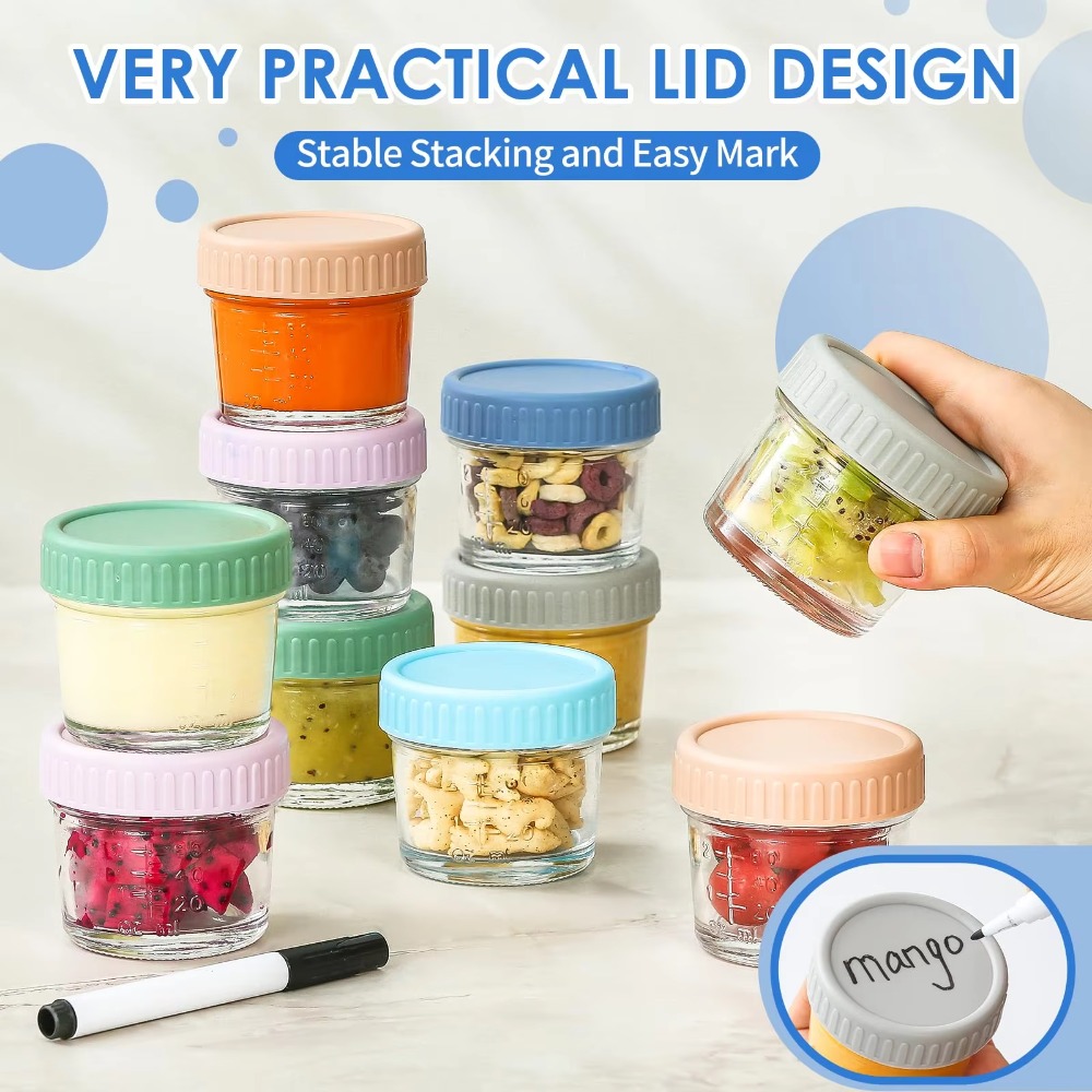 Frasco de vidro para comida de - Baby Food Glass Containers avaliação e preço