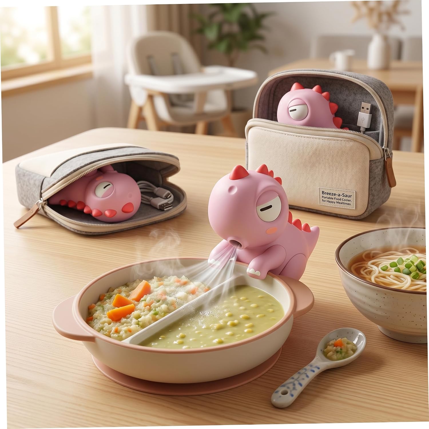 Mini Ventilador Fofo em Format - Baby Food Diet avaliação e preço