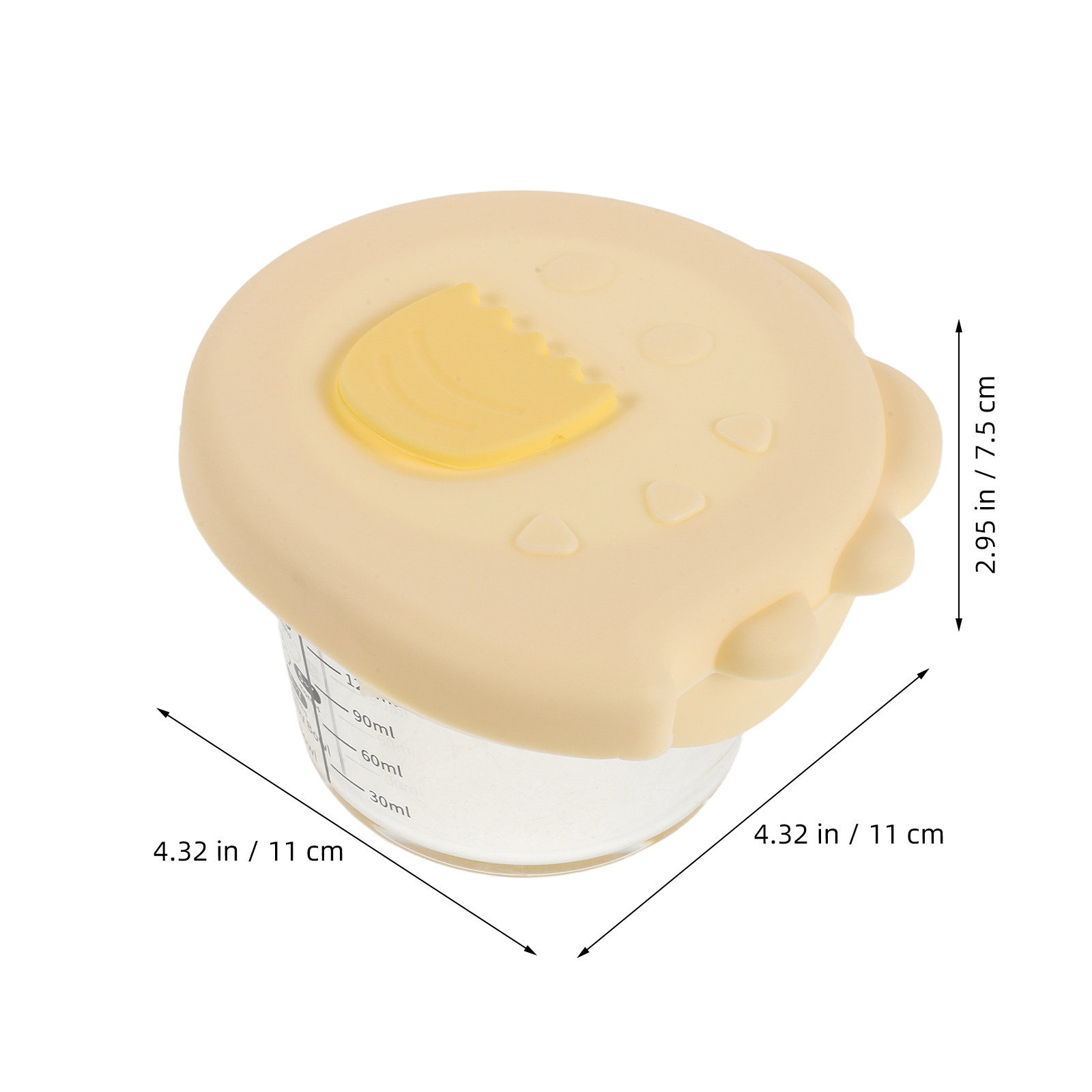 Conjunto de 2 Tigelas de Vidro - Baby Food Glass Containers avaliação e preço