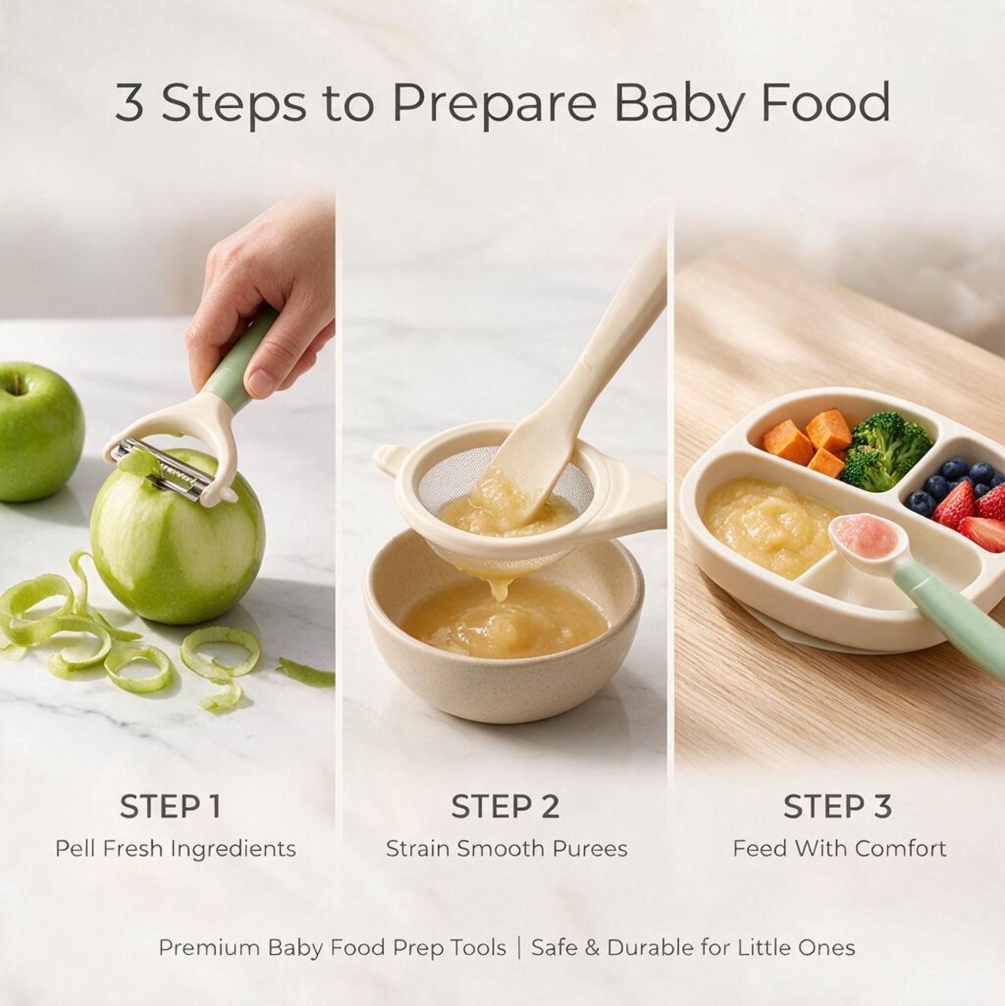 Kit de Preparação de Alimentos - Baby Food Strainer avaliação e preço