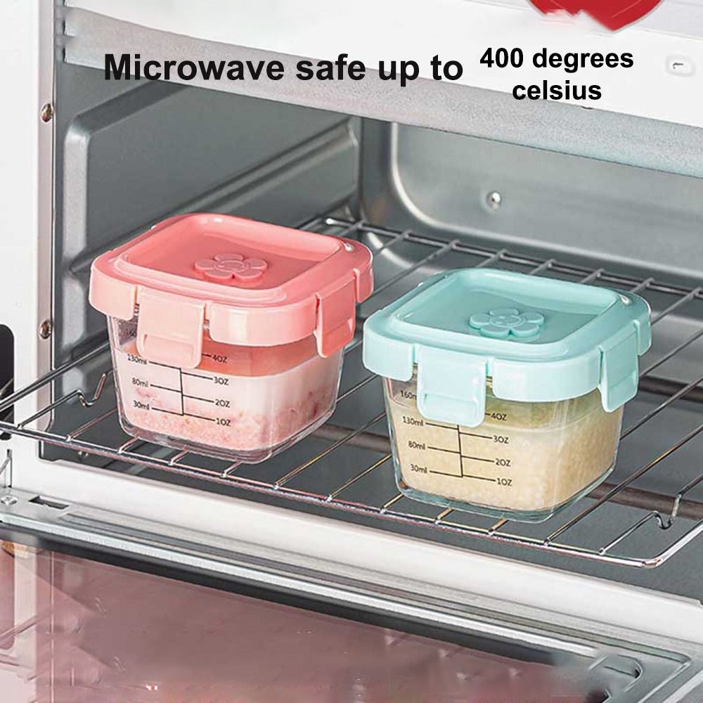 Caixa De Armazenamento De Alim - Baby Food Containers Glass avaliação e preço