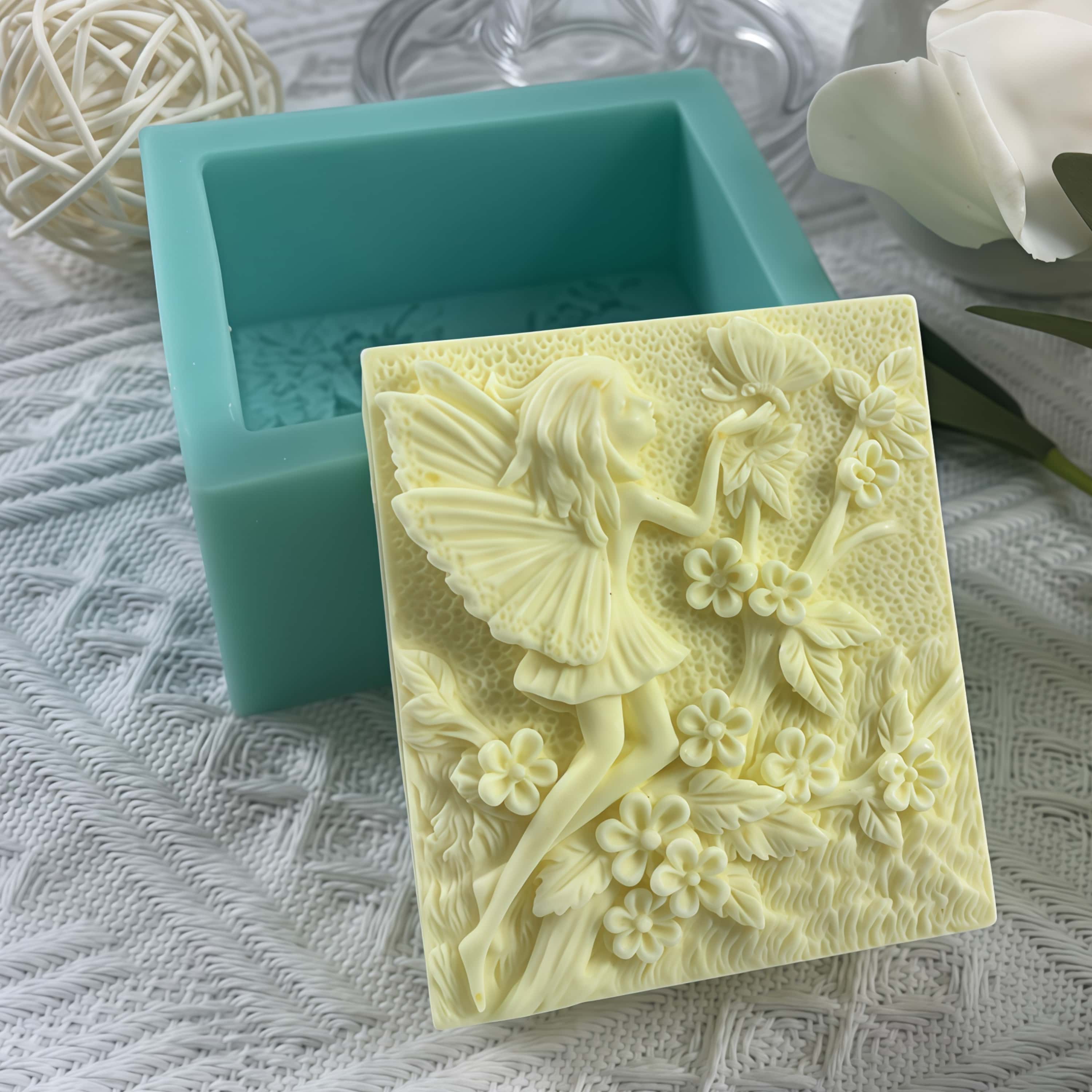 Molde de sabão de silicone flo - Baby Food Natural avaliação e preço