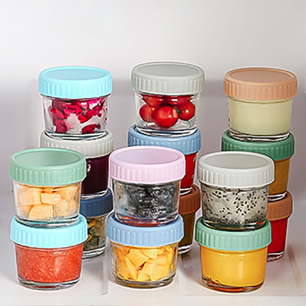 Conjunto de 6 Potes de Vidro R - Baby Food Glass Containers avaliação e preço