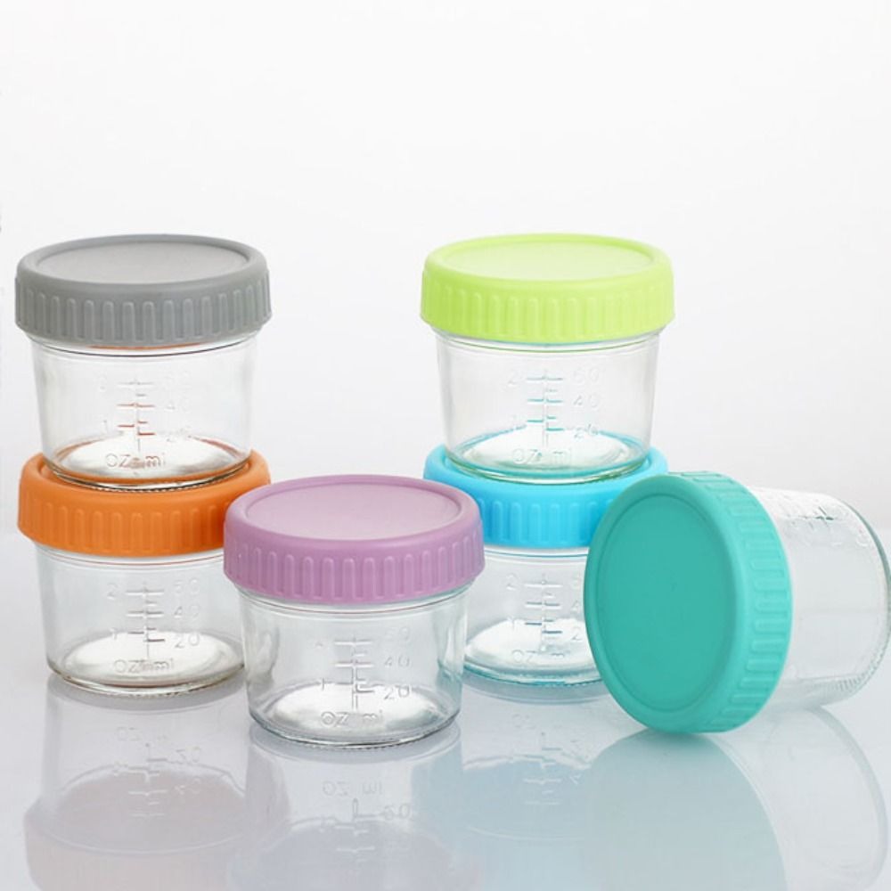 Conjunto de 6 Potes de Vidro R - Baby Food Glass Containers avaliação e preço
