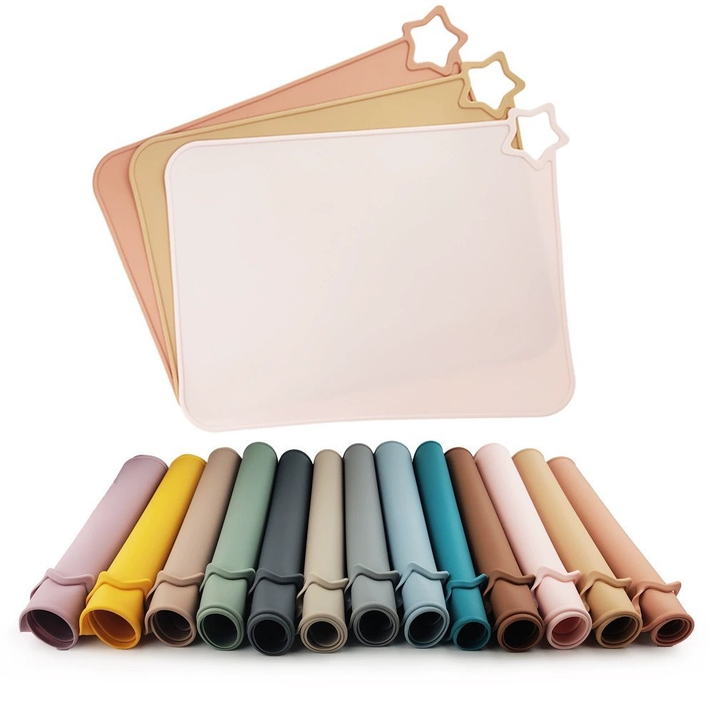 1 pçs placemats de silicone pa - Baby Food Chart avaliação e preço