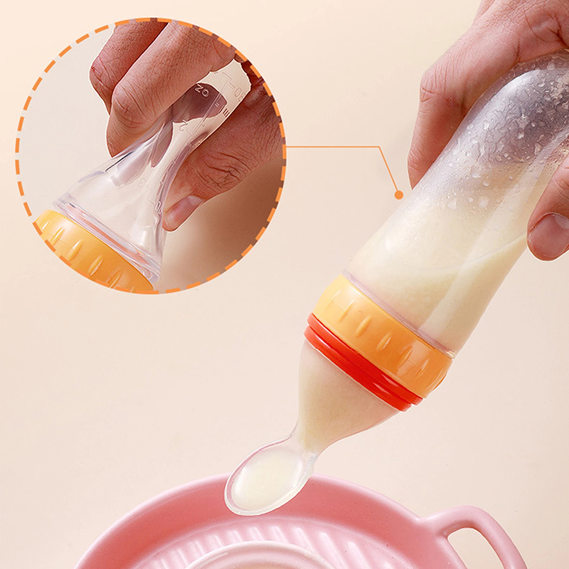 colher de silicone bebe pratos - Baby Food Utensils avaliação e preço