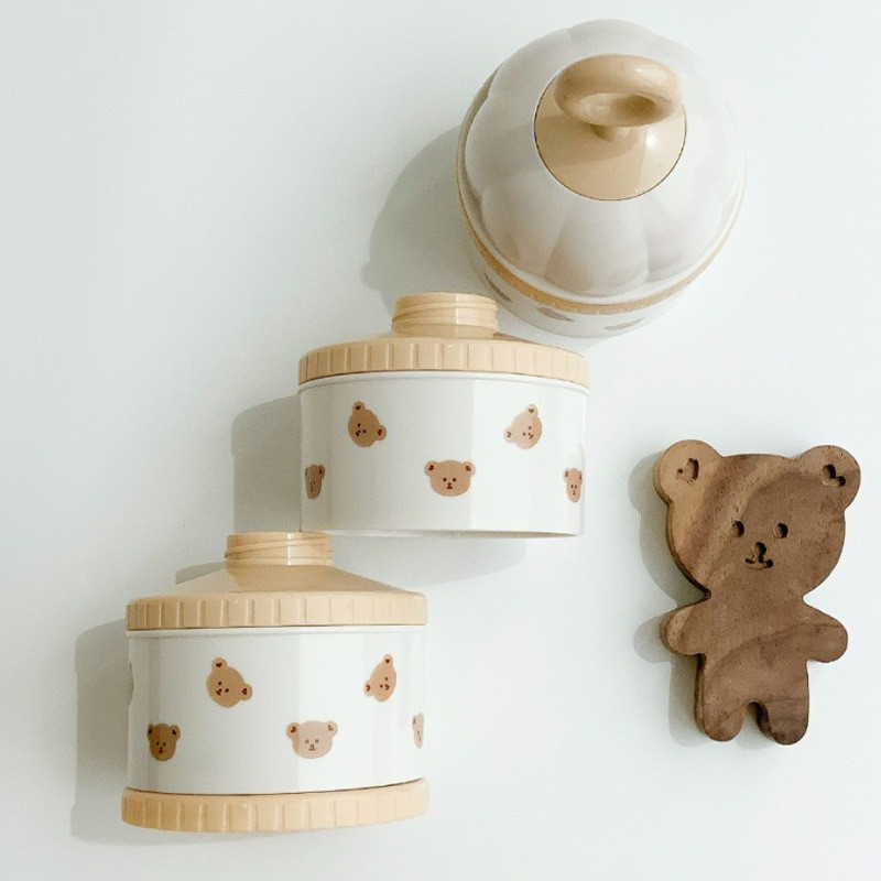 Urso bonito caixa de leite em  - Baby Food Diet avaliação e preço