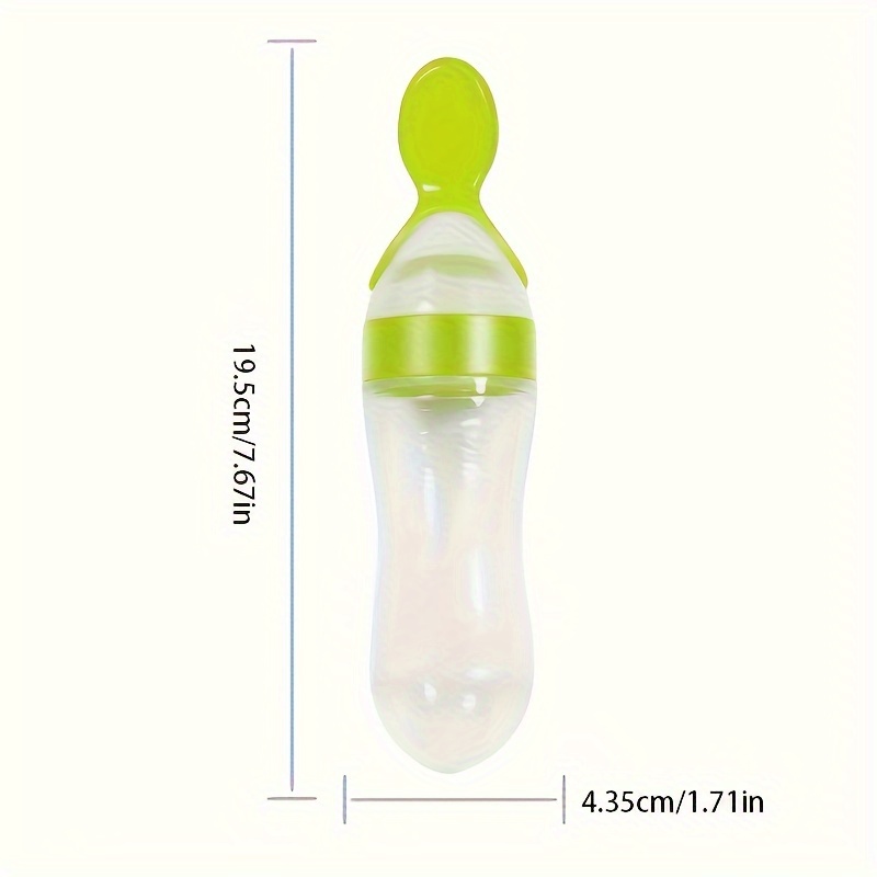 Garrafa de silicone para alime - Baby Food Utensils avaliação e preço