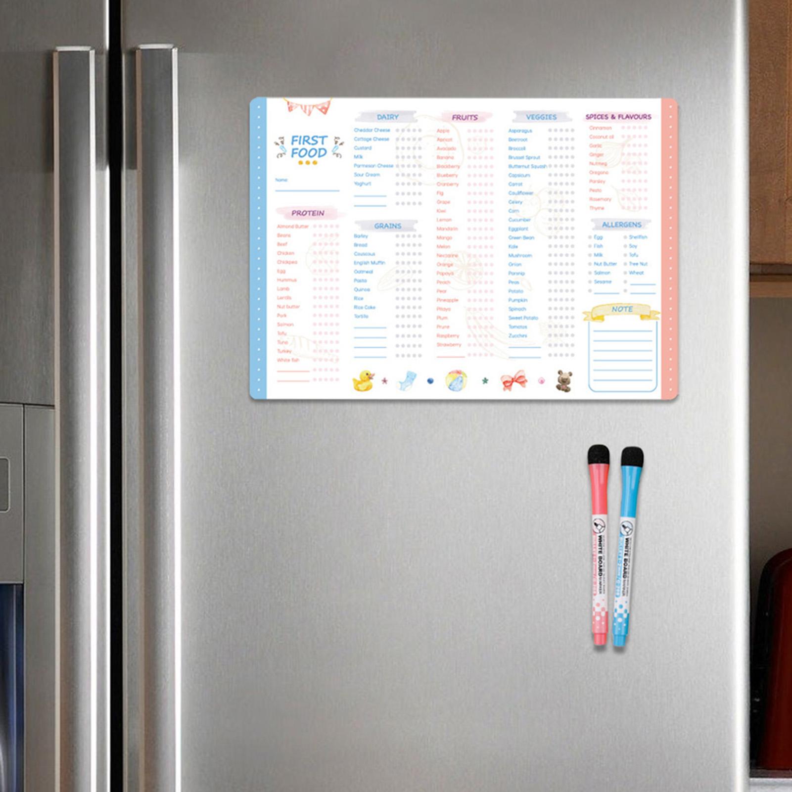 Quadro Magnético de Primeiros  - Baby Food Chart avaliação e preço