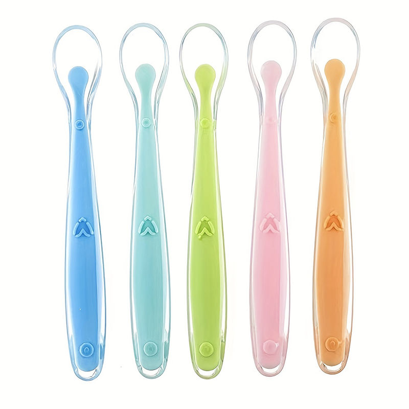 Colher de Silicone Macia para  - Baby Food Utensils avaliação e preço