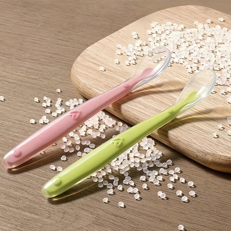 Colher de Silicone Macia para  - Baby Food Utensils avaliação e preço