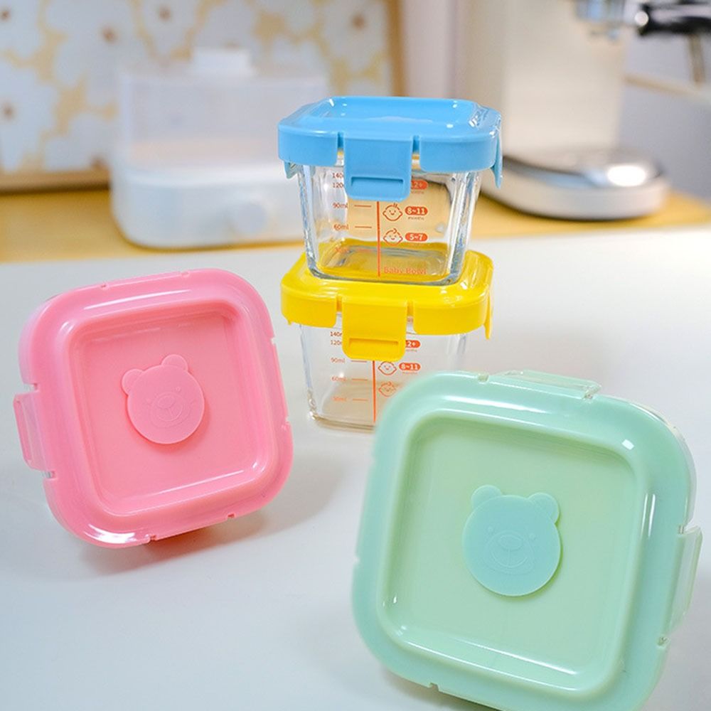 170ml caixa de armazenamento d - Baby Food Containers Glass avaliação e preço