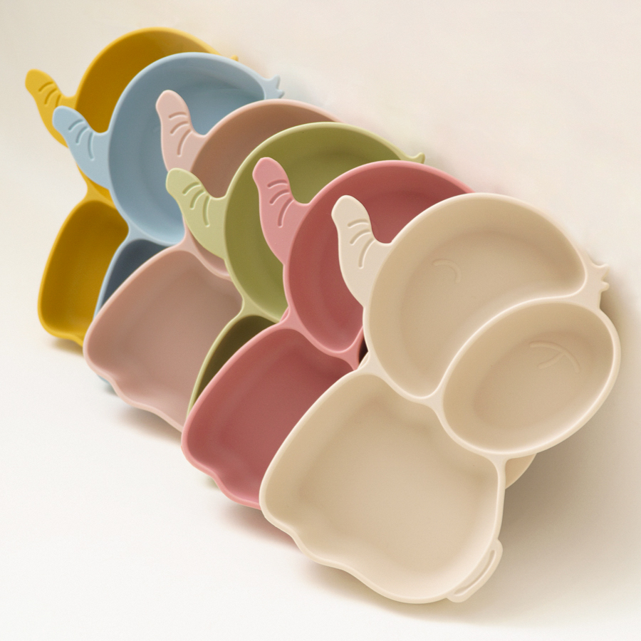Pratos de silicone para bebês, - Baby Food Utensils avaliação e preço