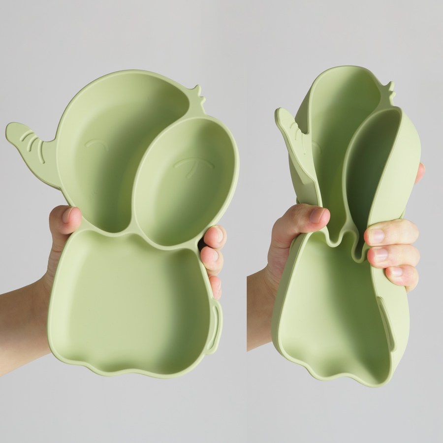 Pratos de silicone para bebês, - Baby Food Utensils avaliação e preço