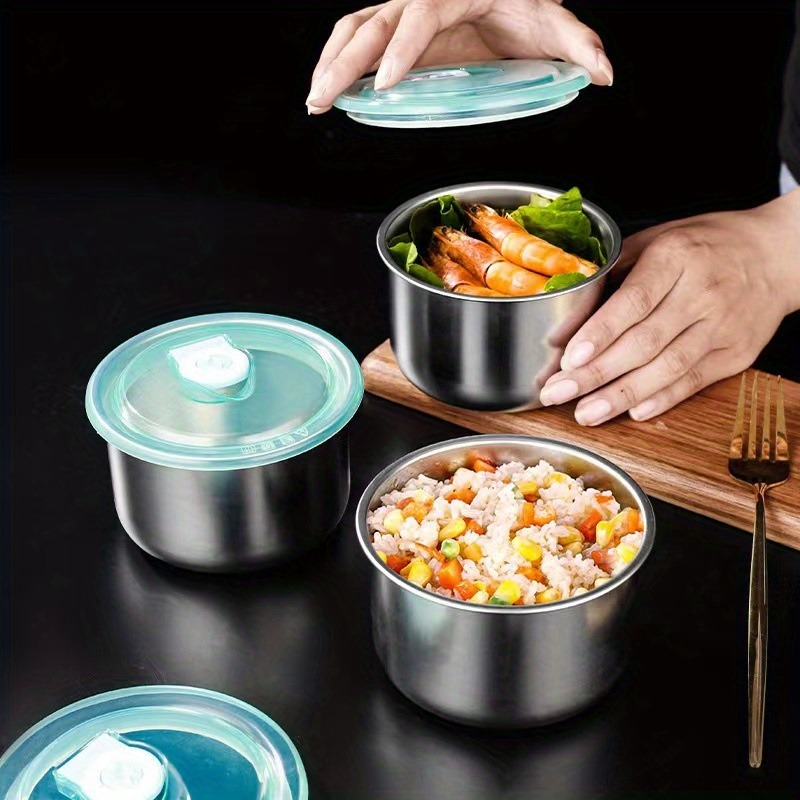 Lancheira redonda à prova de v - Baby Food Containers Glass avaliação e preço