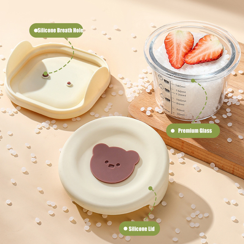 Frascos de vidro para armazena - Baby Food Glass Containers avaliação e preço