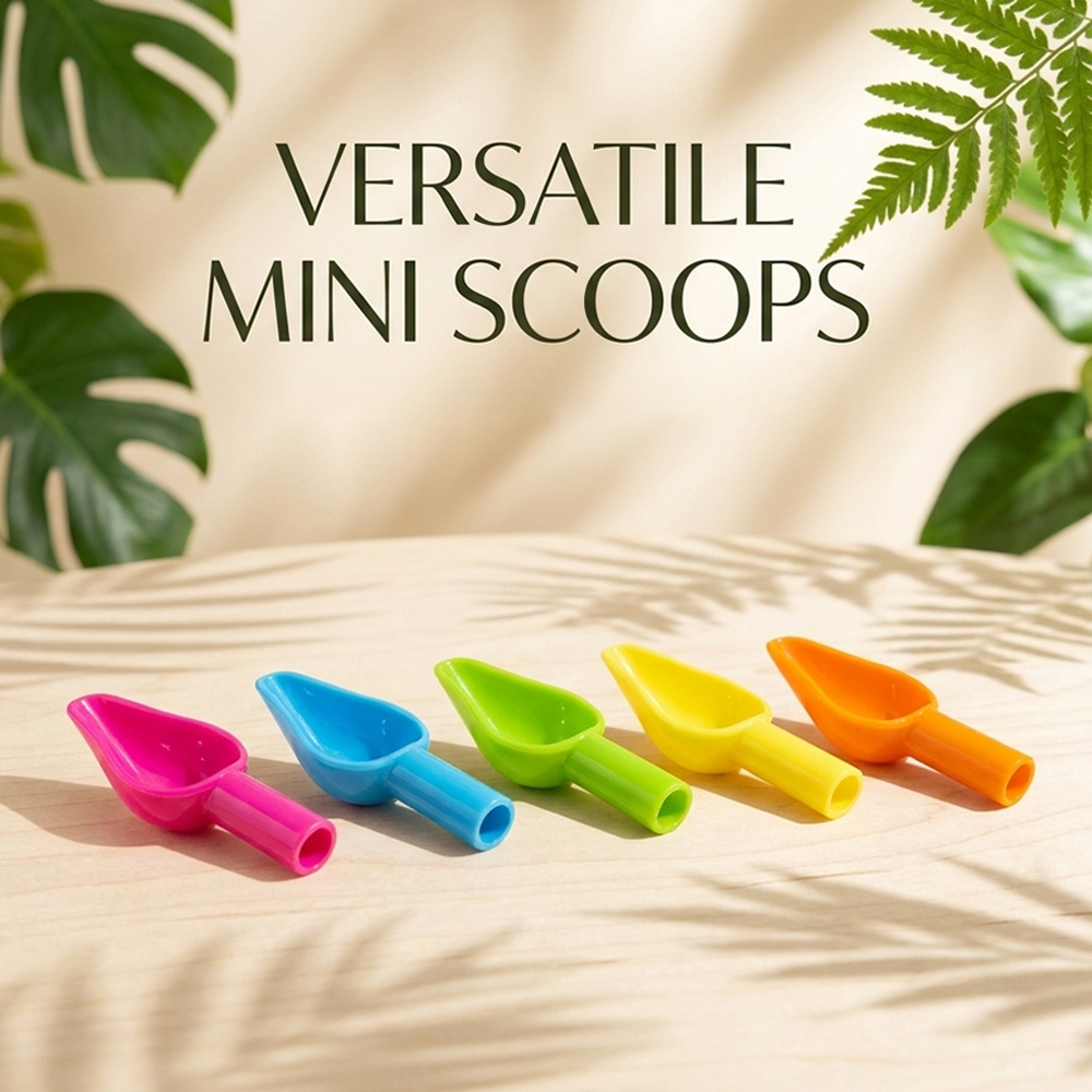 Mini Colher Plástica Colorida  - Baby Food Utensils avaliação e preço