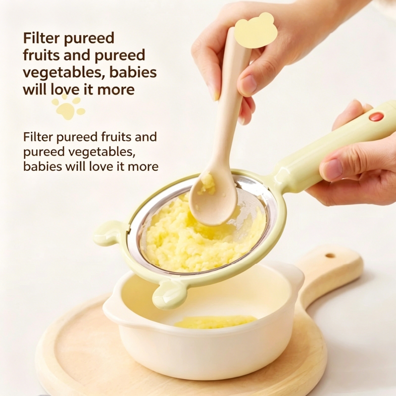 Peneira de Leite de Soja em Aç - Baby Food Strainer avaliação e preço