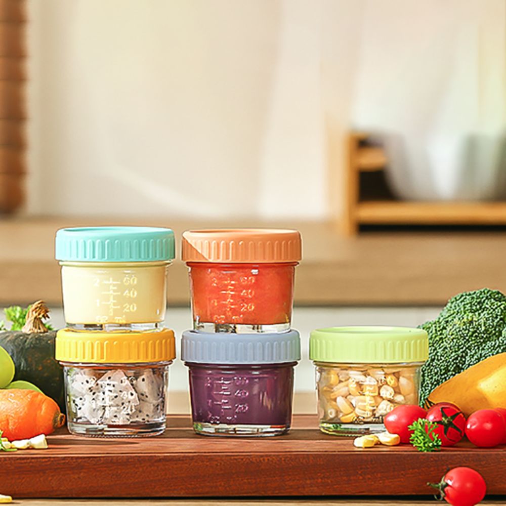 Jarra de vidro para comida de  - Baby Food Glass Containers avaliação e preço