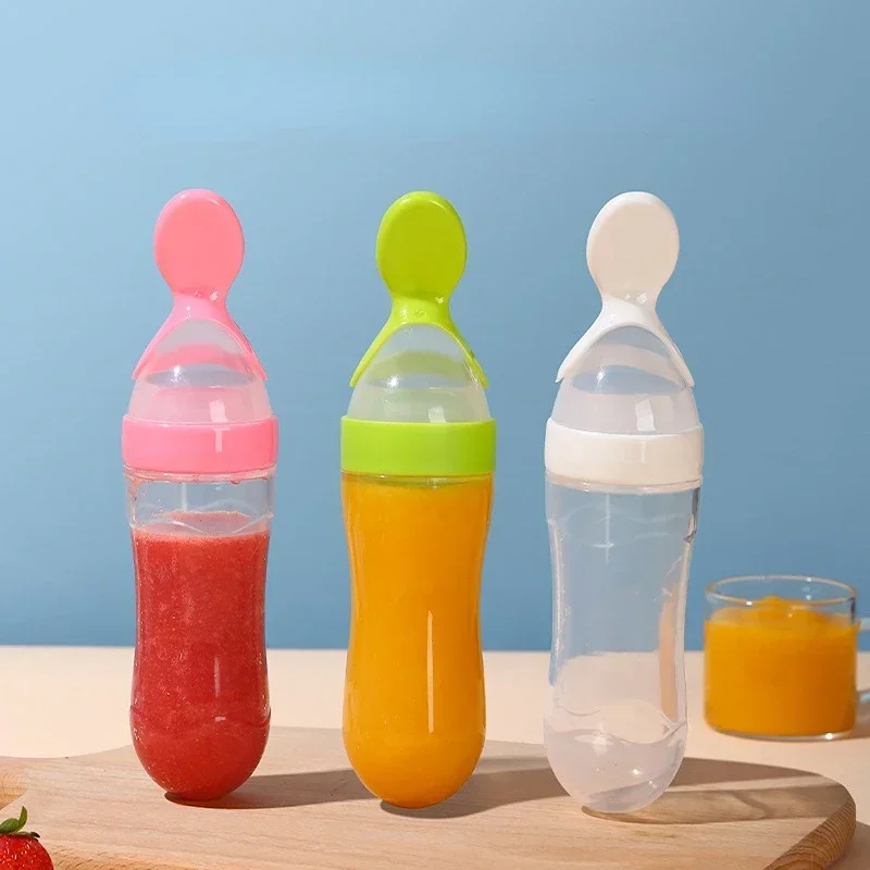 Colher de garrafa de alimentaç - Baby Food Utensils avaliação e preço