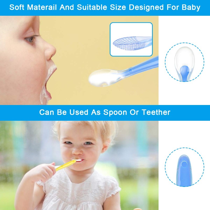 Colheres de silicone para bebê - Baby Food Utensils avaliação e preço