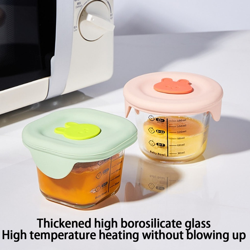 Pacote com 4 Frascos de Vidro  - Baby Food Glass Containers avaliação e preço