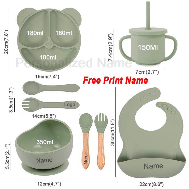 Conjunto de alimentação de sil - Baby Food Utensils avaliação e preço