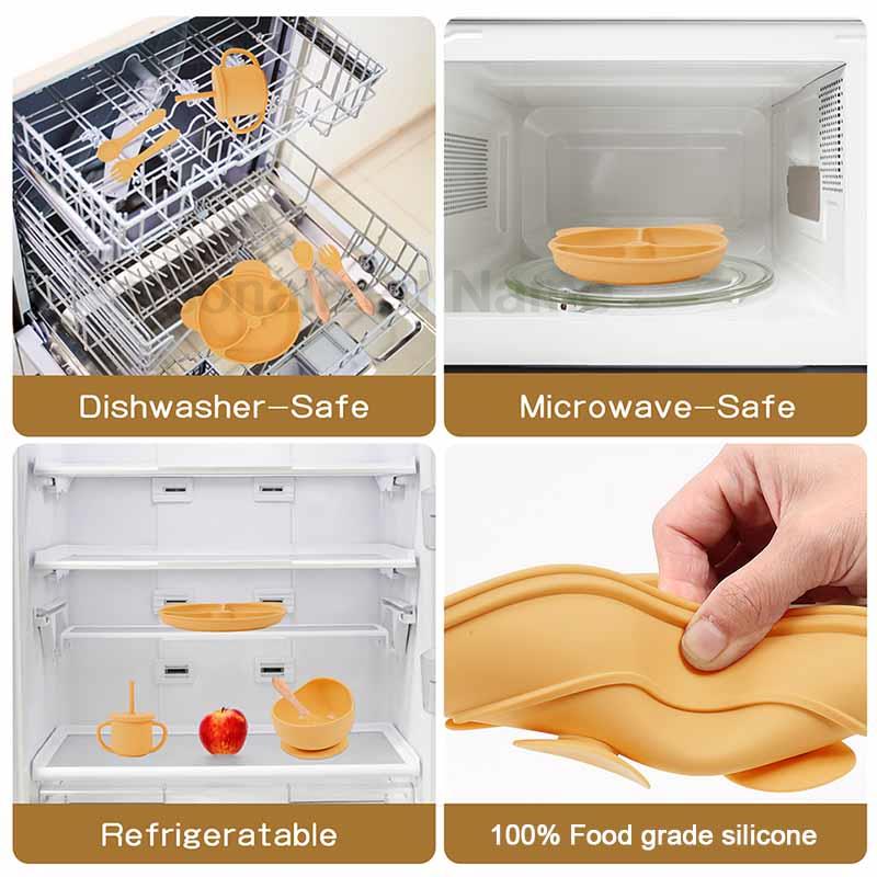 Conjunto de alimentação de sil - Baby Food Utensils avaliação e preço